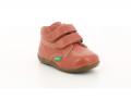 Kickers-Ghete piele roz copii Bikro 742120-10